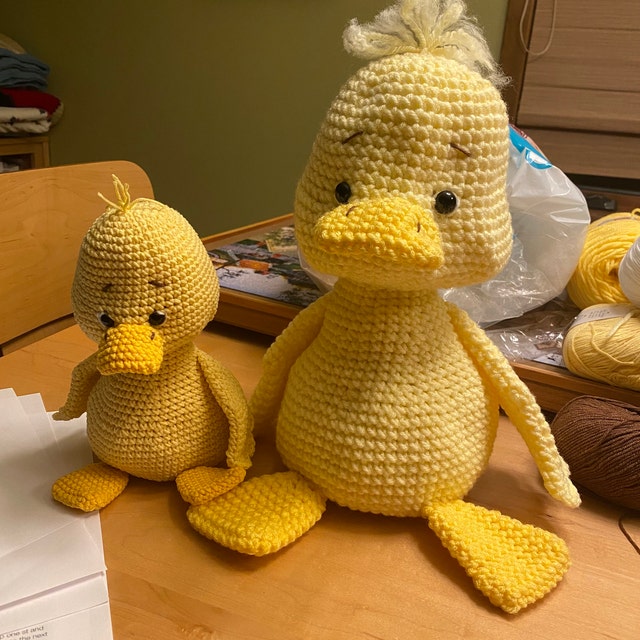 かぎ針編みのパターン - アヒルの子、あみぐるみ (ENG、FR、PT、RUS