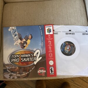 Tony Hawk Pro Skater 2 Nintendo N64 Soundtrack Vinyl Record - Etsy