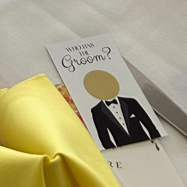 60 Printable Who Has the Groom? Template, Bridal Shower Game, Scratch