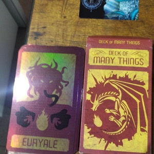 Deck Of Many Things Dungeons Dragons Add On Etsy