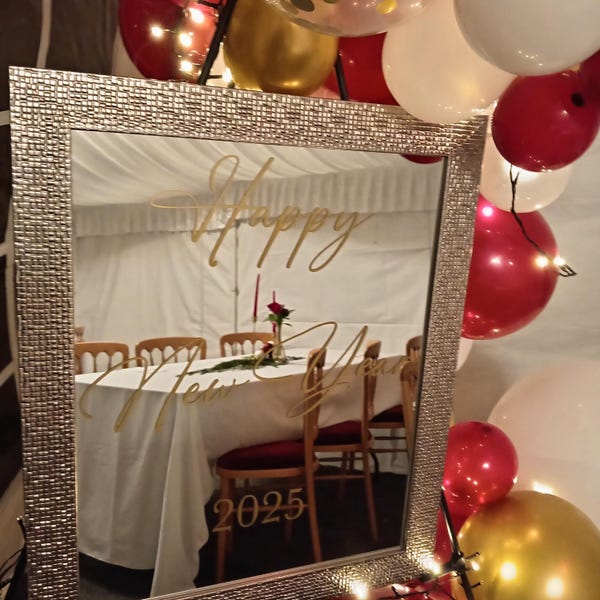 Personalised Wedding Mirror Decals Personalised Wedding Mirror Stickers