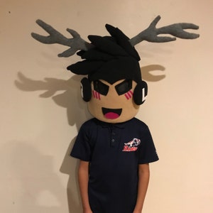 Roblox Plush Make Your Own Simple Noob And Bacon Hair Only Etsy - roblox plush bacon hair