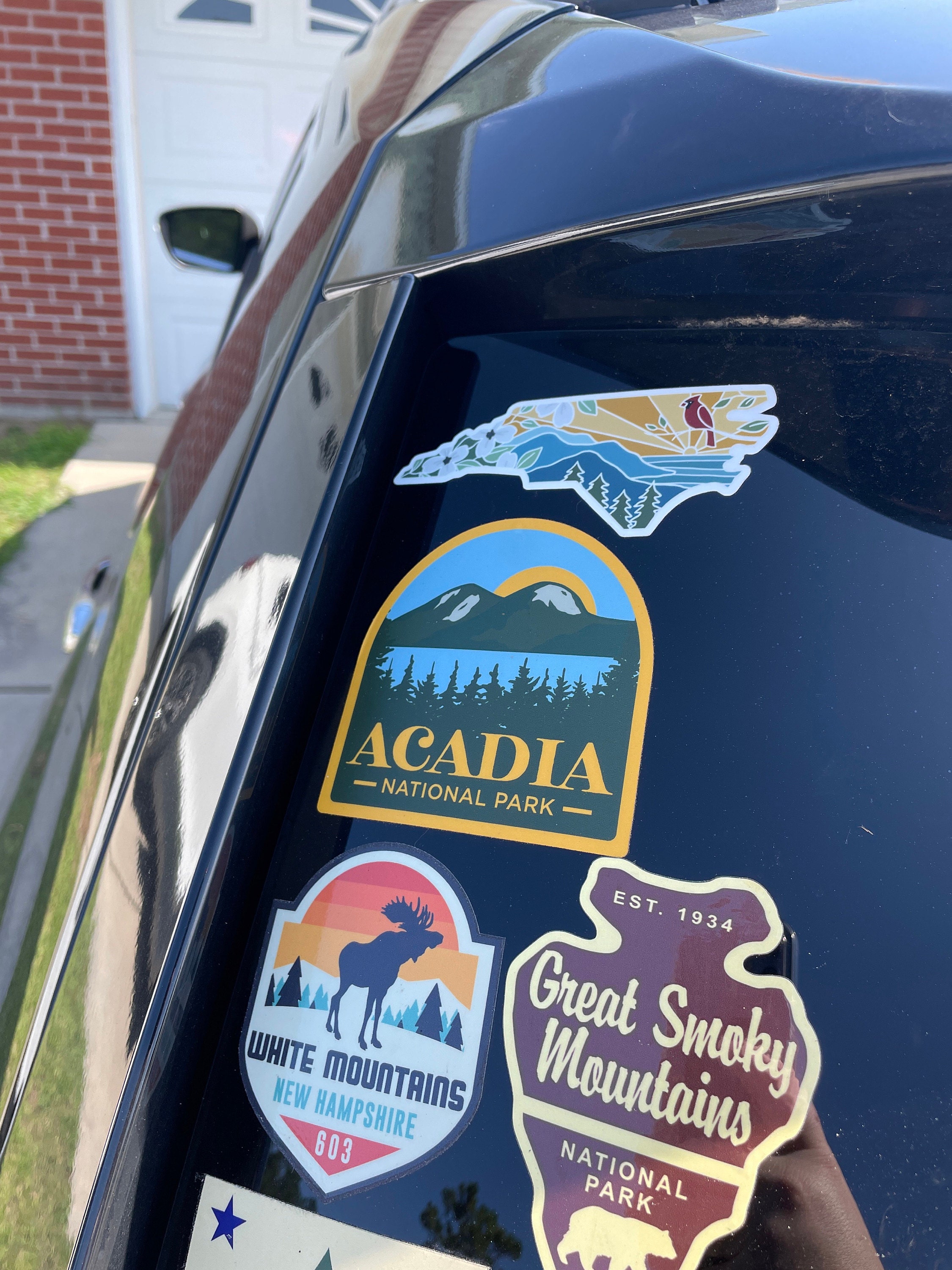 North Carolina Durable Sticker | High Quality Bumper Sticker | United States Vinyl Decal | Weatherproof Sticker | 4.5&quot;