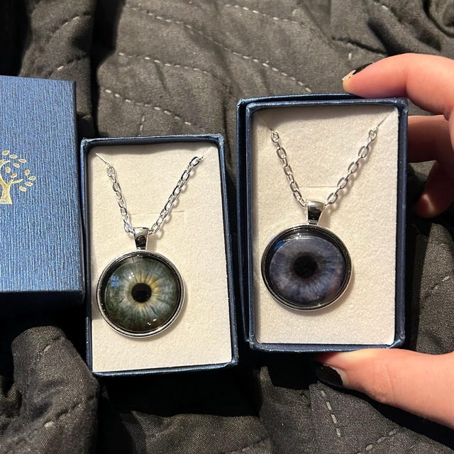 目のペンダント 目のネックレス 目のジュエリー 友達への