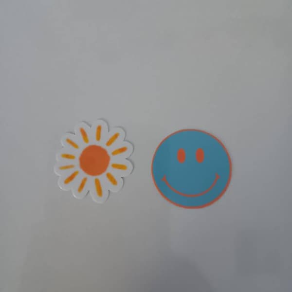 Tiny Sun Sticker | Sunshine Sticker Small Flower Sticker Waterbottle ...