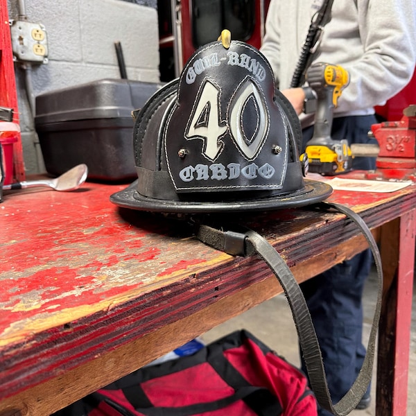 Customized Boston Firefighter Shield With Painted Text - Etsy