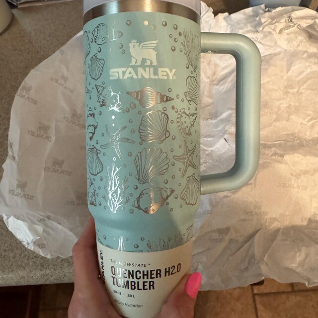 Seashell Engraved Stanley Tumbler 30 or 40 Oz - Etsy
