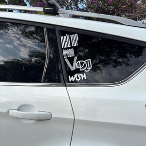 NCT Wayv Decals | Logo and Signature | Vinyl Sticker | Kun | Ten
