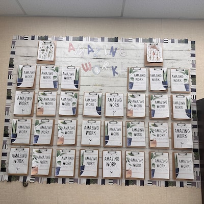 Amazing Work Coming Soon Bulletin Board Back to School Bulletin Board ...