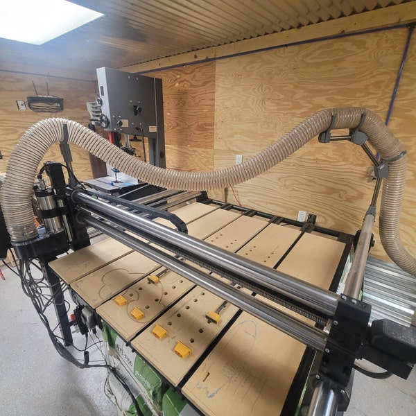 Onefinity CNC Vacuum Hose Boom Clips Set - Etsy