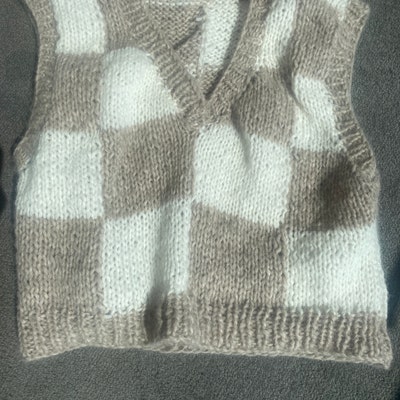 Knitting Pattern: Classic V-neck Vest, Comfortable Fit, Beginner to ...