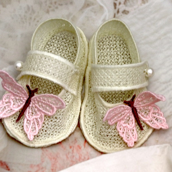 Cute FSL Butterfly Dimensional Free Standing Lace Machine Embroidery ...
