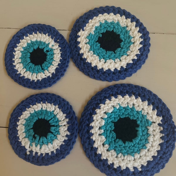 Evil Eye Crochet Pattern Crochet Pattern Evil Eye Applique Digital