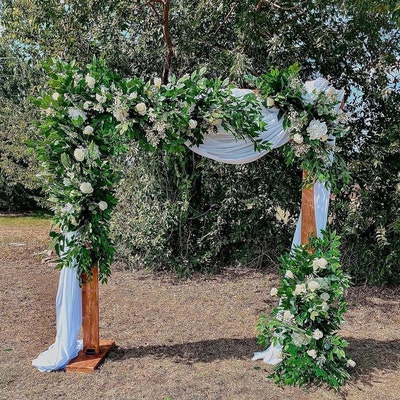 Rustic Wooden Wedding Arch Country Wedding Wedding Backdrop - Etsy