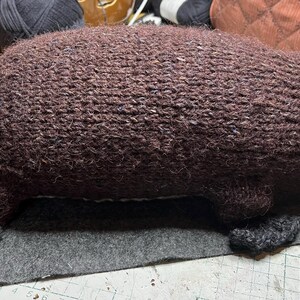 カモノハシの編み図：オーストラリアの野生動物のぬいぐるみ（PDF