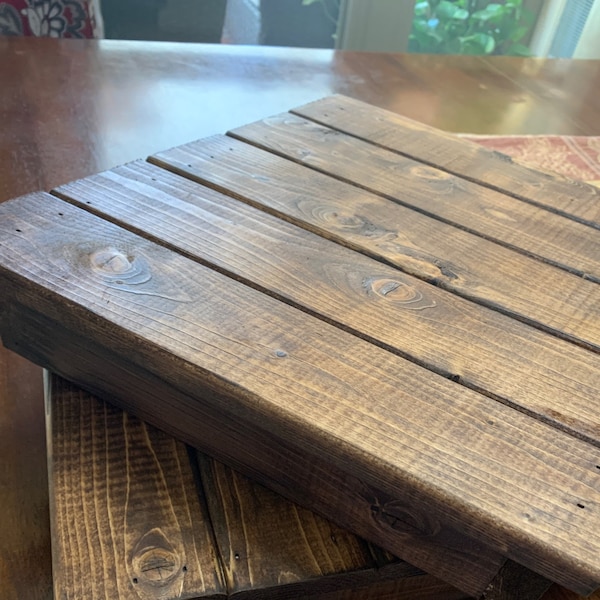 12" Wood Cake Stand, Rustic Wedding Decor, Reclaimed Wood, Wooden Riser ...