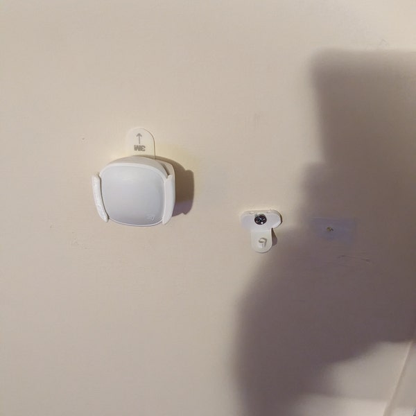 Ecobee Smart Sensor 3D Printed Wall Mount (no Drill, No Damage to Wall