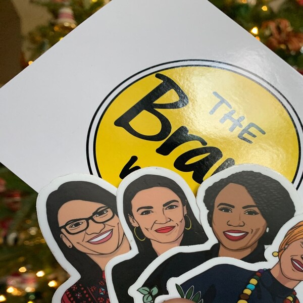 Alexandria Ocasio-cortez Sticker // AOC - Etsy