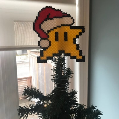 Super Mario Star Tree Topper - Etsy