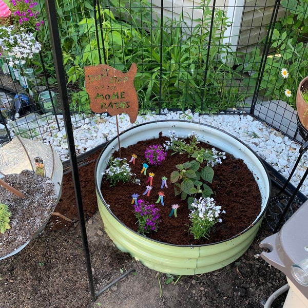 Mome Raths Plant and Garden Stake (set of 6) Alice in Wonderland - Free ...