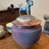 Urne Funéraire En Raku Bleue - Etsy