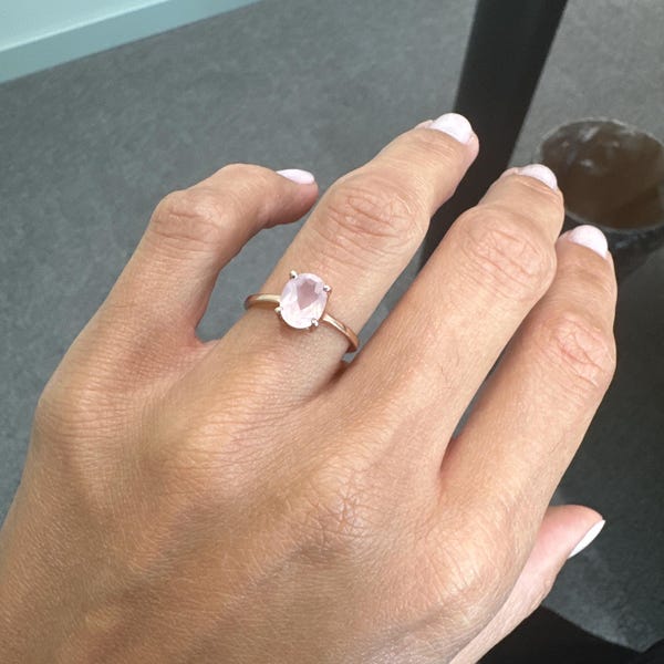 Spirit Ring :: Rose Quartz