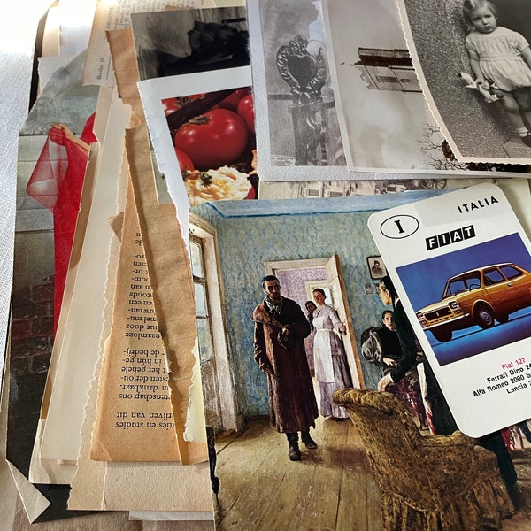 Retro Style Junk Journal Ephemera / Antique / Vintage / Mystery Bag ...