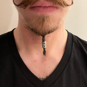 Set of 4 Viking Beard Rings / Hair Beads KIT with Rune Bead of | Etsy