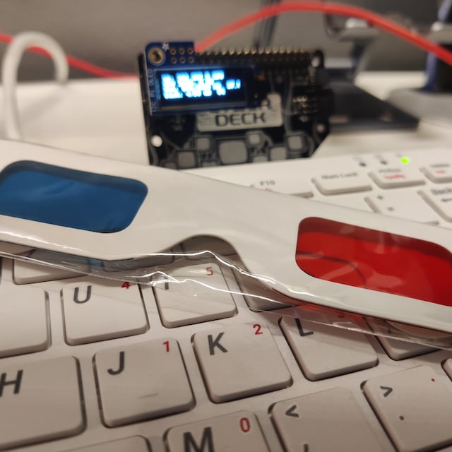 Lunettes 3D En Carton Avec Verres Rouge/Cyan Pour Expériences