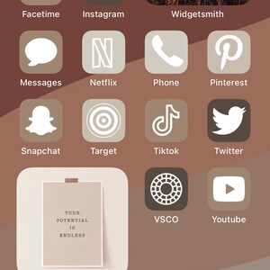 350 Neutral Icon Pack For Ios 14 Customizing Home Screen Boho Etsy