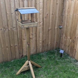 Free-Standing Wooden Bird Feeding Table | Groupon Goods