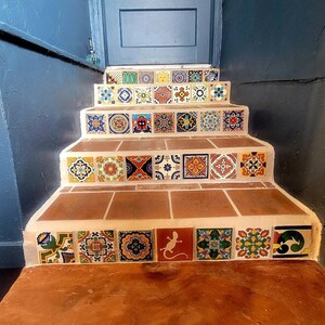 Handmade Talavera Ceramic Tile Sets – C068 Mexican Pottery