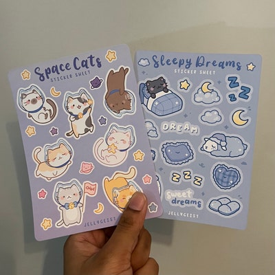 Pastel Goth Sticker Sheet Cute for Planners Bullet Journal Notebook or ...