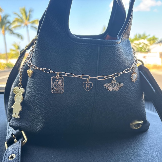 【関税＆送料込み】ChloAC Bag With Charms Bag Charm, Bag Charm Chain Accessory for Handbags