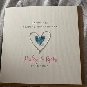 Thinking of You Card Son Friend Personalised /& Handmade Mum Dad Daughter