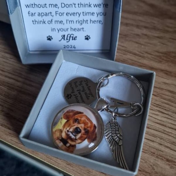 Keychain Knife In Loving Memory Gift Keyring Personalized Photo