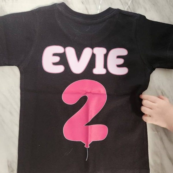 Blue Birthday Boy Shirt Family Matching Shirts Blue Characters Birthday ...