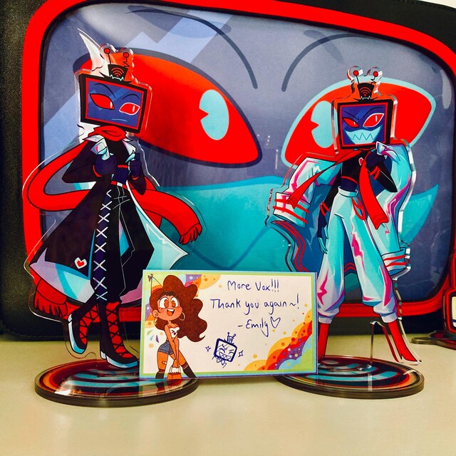 Hazbin Hotel VEES アクリルスタンド Hazbin Hotel The Vees Pride 2025 Acrylic Standee New Sealed