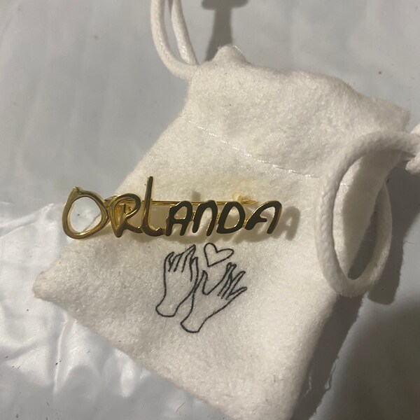 Custom Handwriting Pin • Personalized Signature Brooch • Memorial ...
