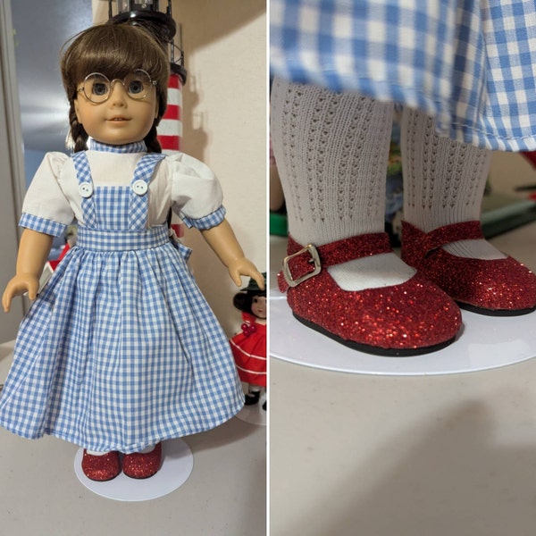 Black and White Spectator Type Maryjanes for 18 Dolls - Etsy