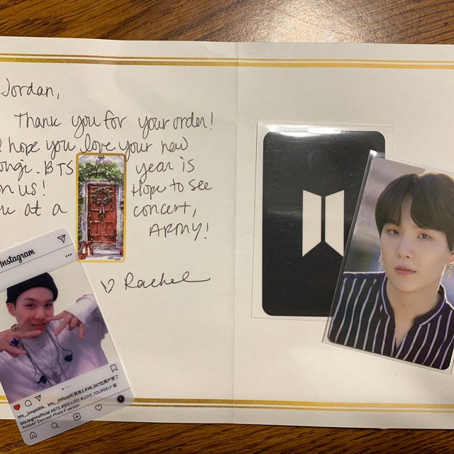 Buy Official BTS Suga Min Yoongi Photocards Online in India - Etsy