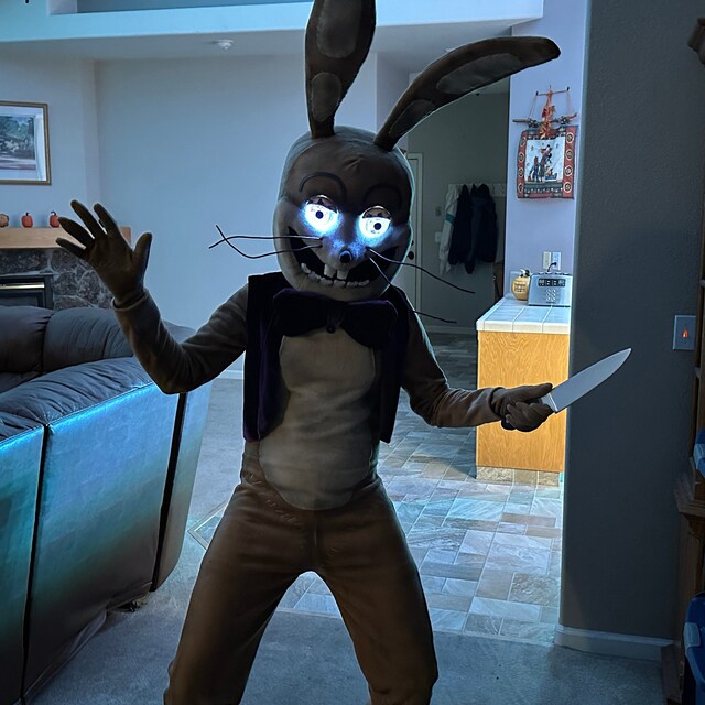 Glitchtrap Costume and Mask for Cosplay five Nights With 