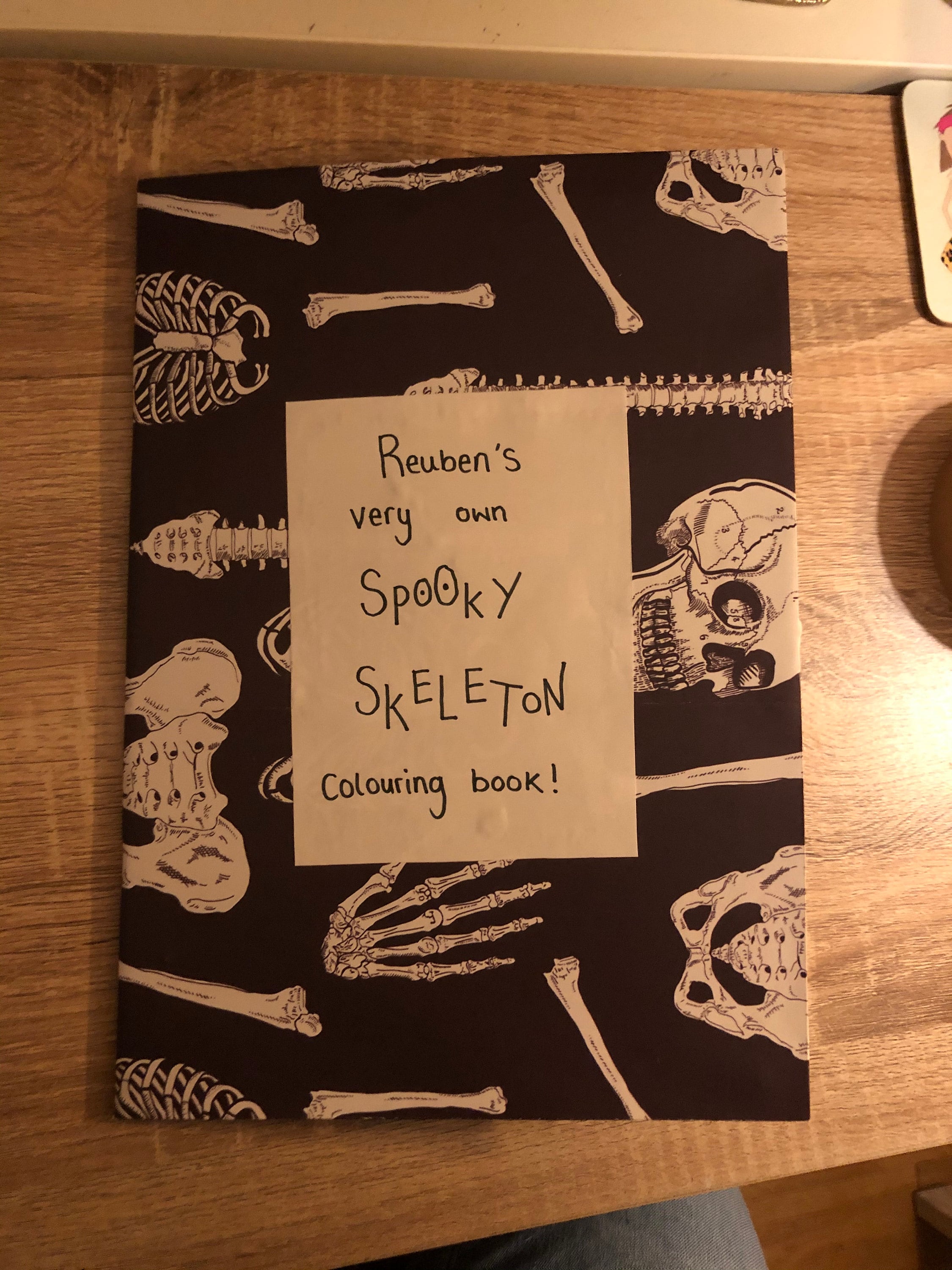 Bones Wrapping Paper Halloween Gift Wrap Pirate Wrapping Paper