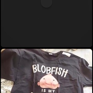  Womens No Bloblem Blobfish Funny Sea Creature Meme Glasses  V-Neck T-Shirt : Clothing, Shoes & Jewelry