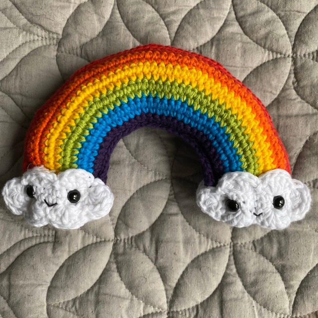 Allegria the Rainbow Amigurumi Crochet Pattern - Underground Crafter