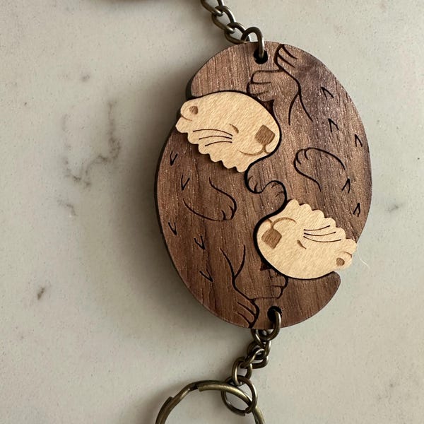 Feathered Raptor Dinosaur Couple Keychains - Friendship or Relationship ...