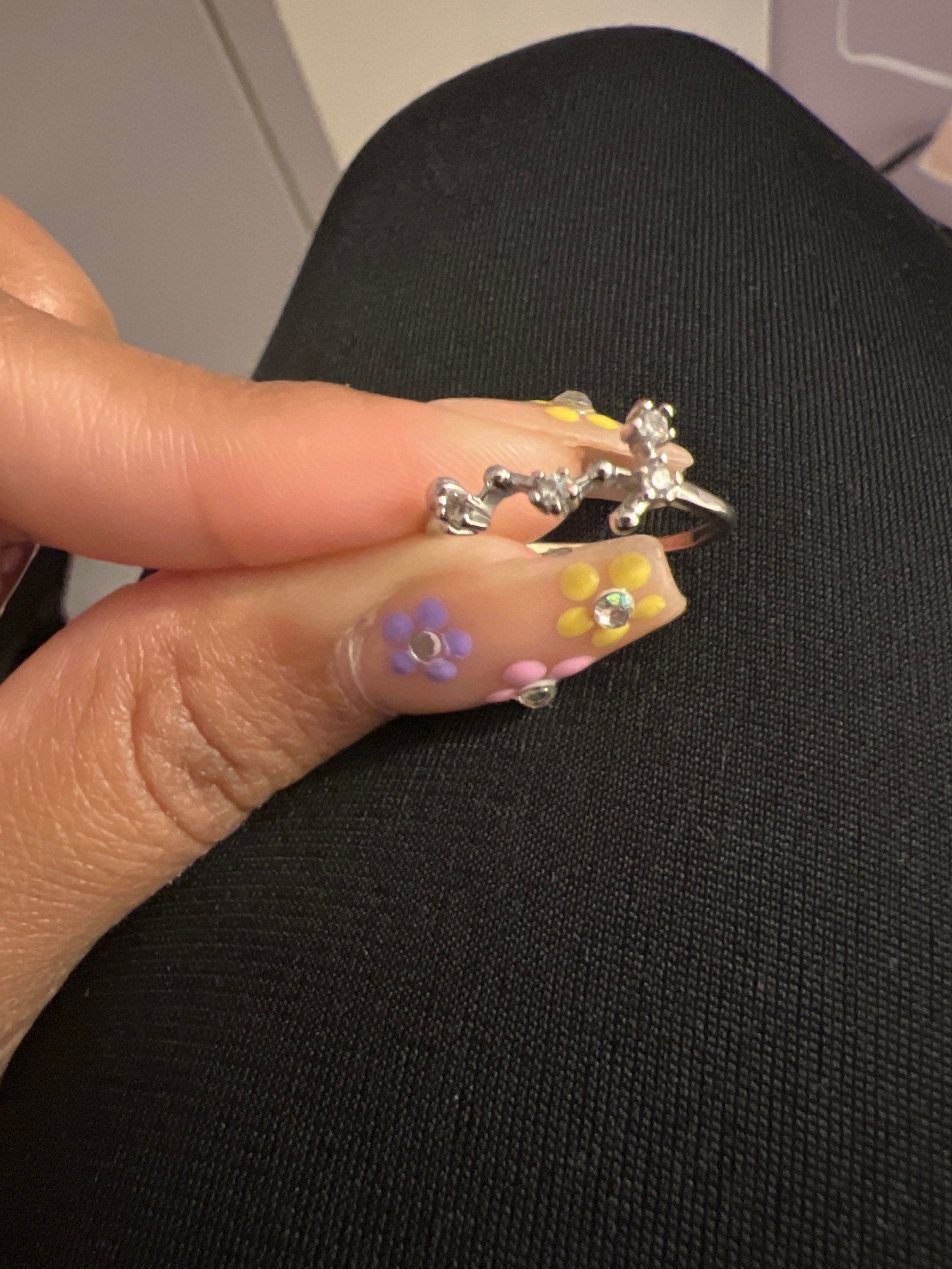 Dainty Zodiac Star Ring For Women Constellation Astrology Horoscope Jewelry Personalized Celestial Birthday Gift Mother&#39;s Day Gift In Box