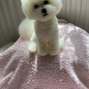 Custom made needle felted Bichon Frise - Etsy 日本