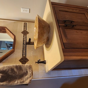 90" White Oak Vanity