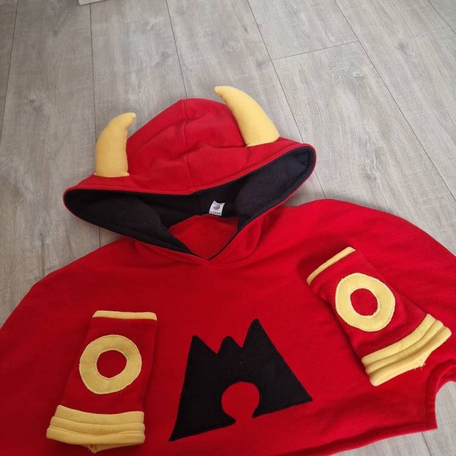 Team Magma Inspired Cosplay Poncho Hoodie Etsy